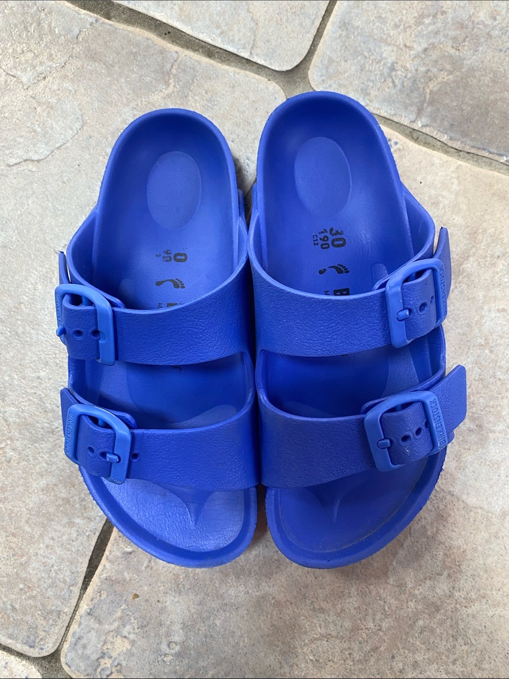 Kids Blue Birkenstock sandals